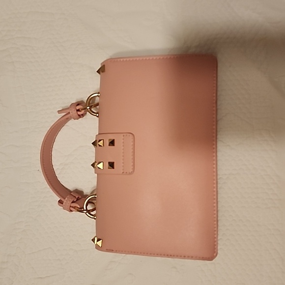 Clear,pink and gold studs silicone,waterproof purse - Picture 2 of 4